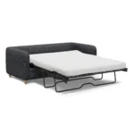 Vati 80_ Sofa Bed - Natural Oak and Napa Charcoal