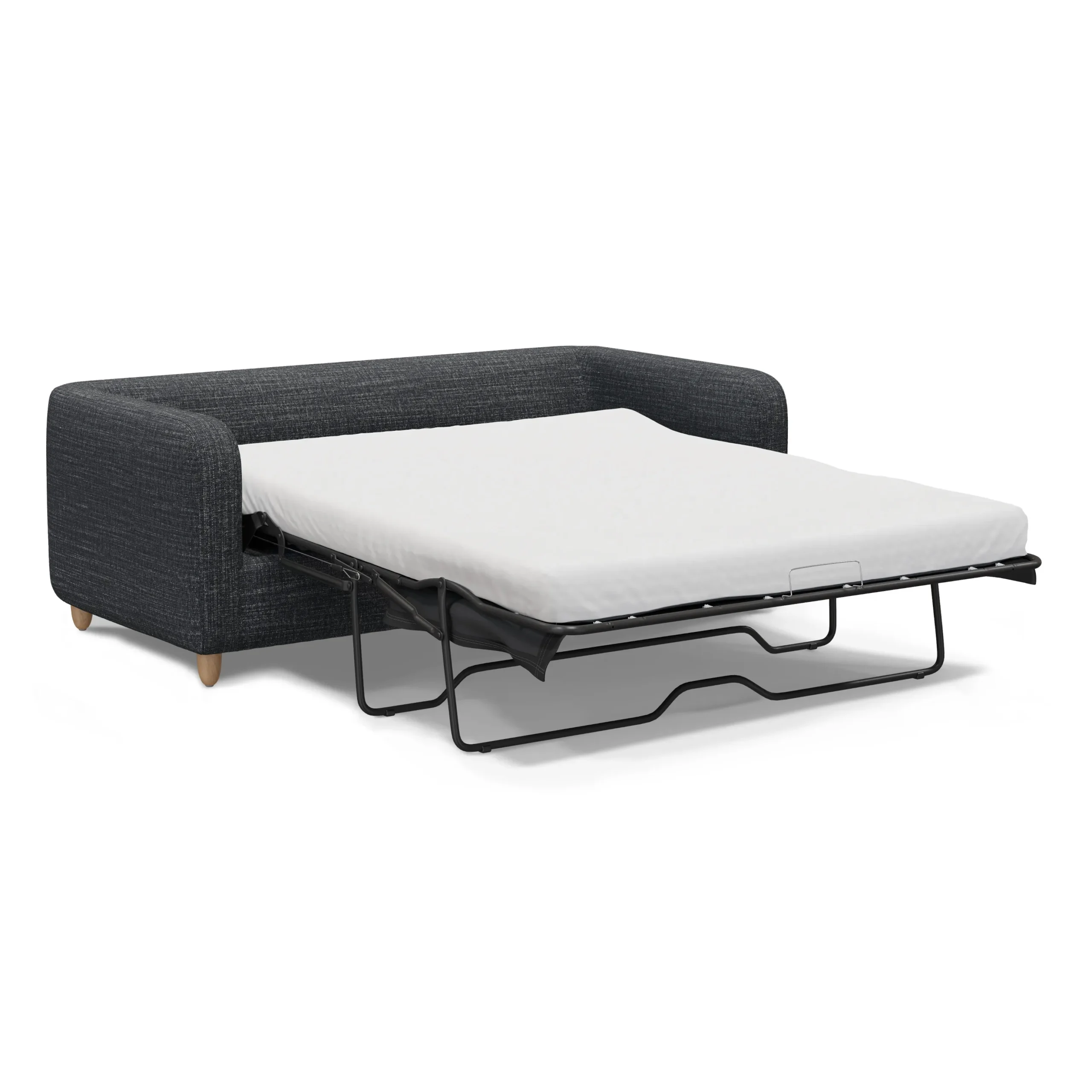 Vati 80_ Sofa Bed - Natural Oak and Napa Charcoal - Image 5