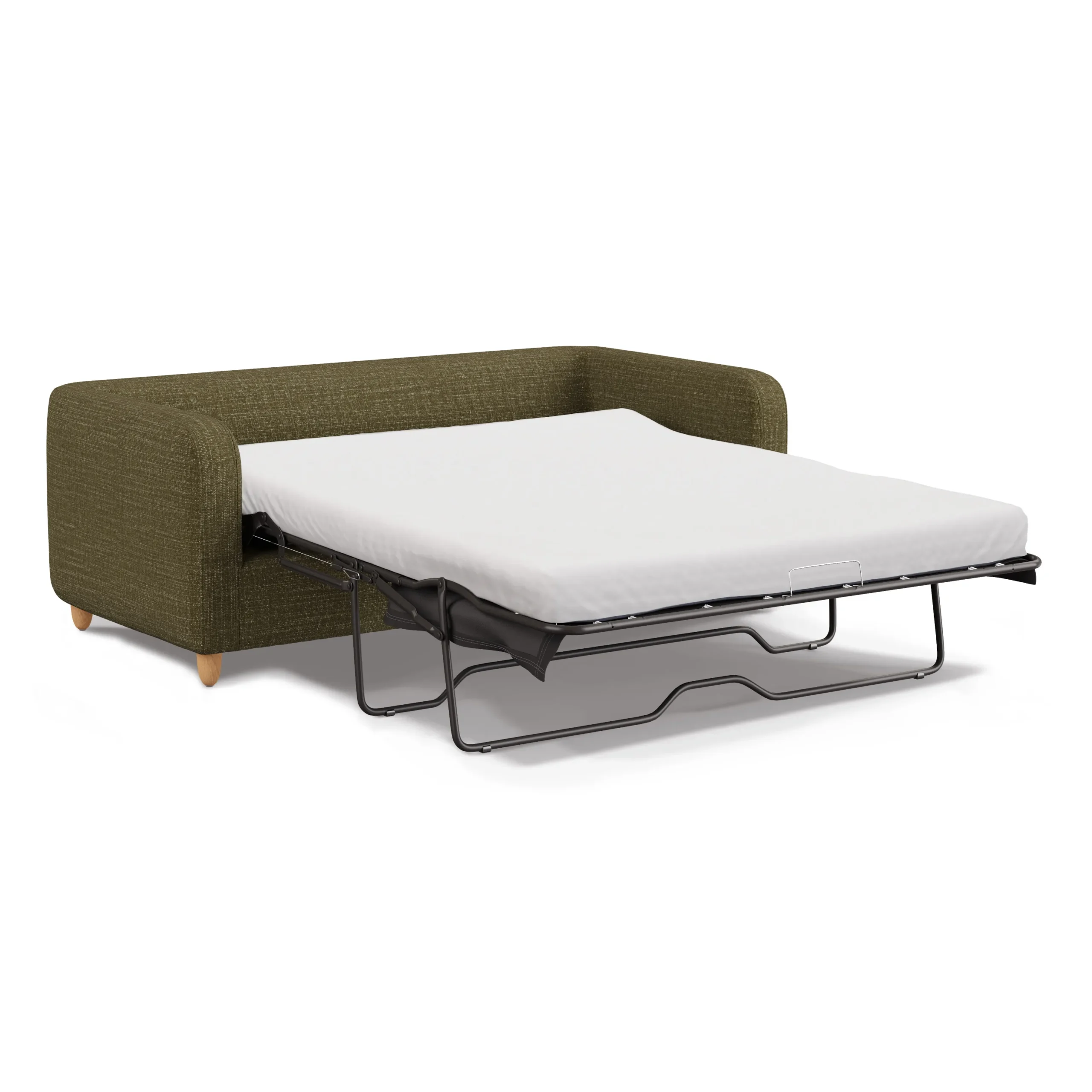 Vati 80_ Sofa Bed - Natural Oak and Napa Moss - Image 5