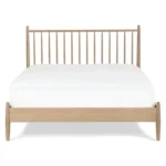 Lenia Queen Bed - White Oak