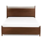 Lenia Queen Panel Storage Bed - Walnut