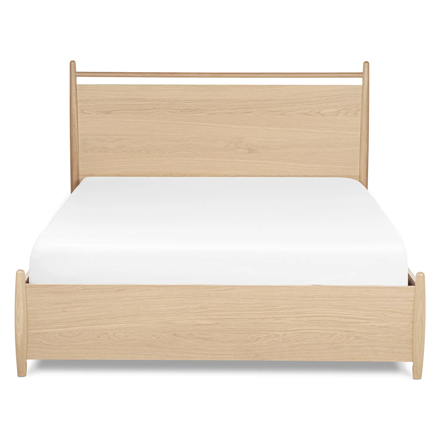 Lenia Queen Panel Storage Bed - White Oak - Image 5