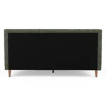 Sven King Tufted Bed - Fir Green