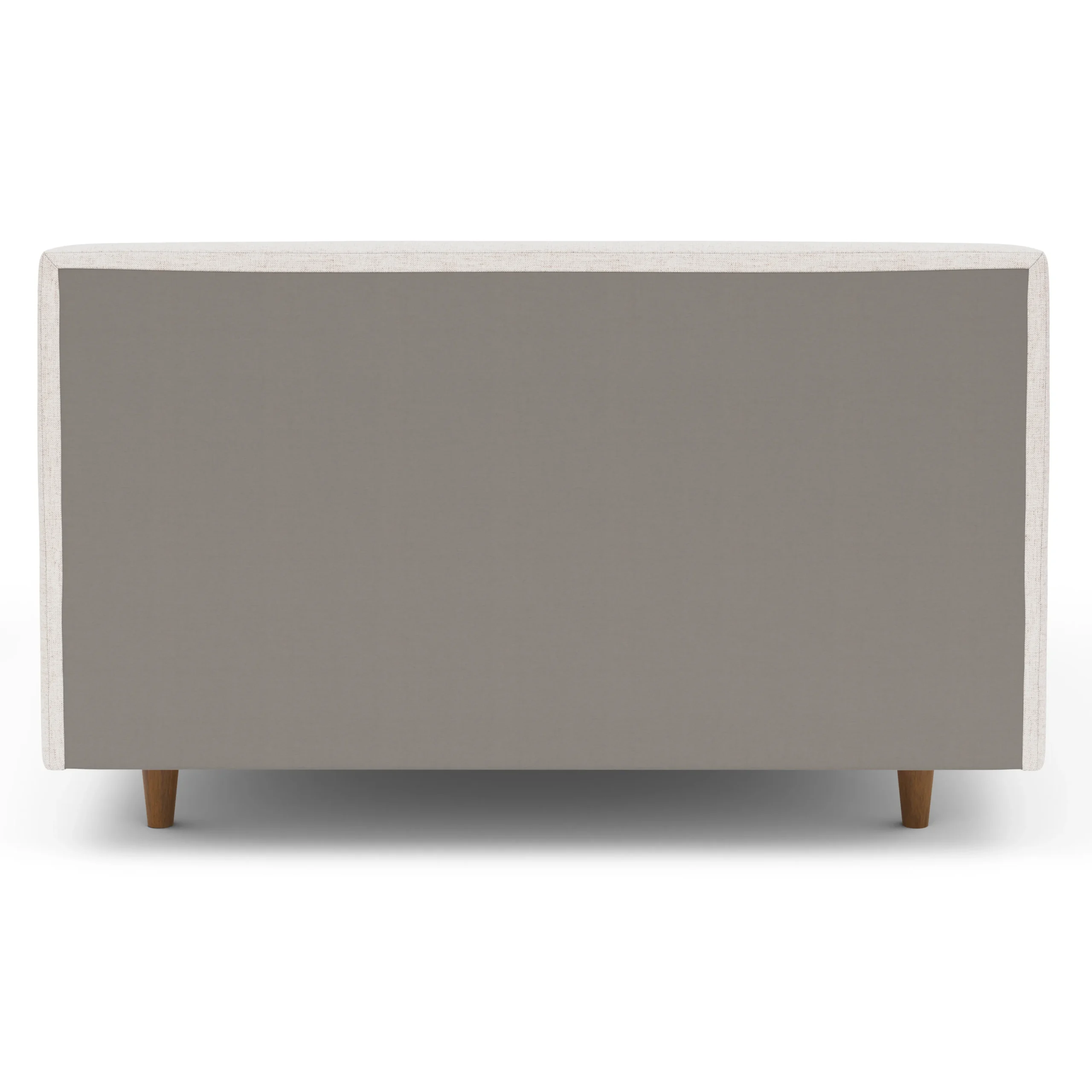 Tessu Full Low Profile Upholstered Bed - Napa White - Image 8