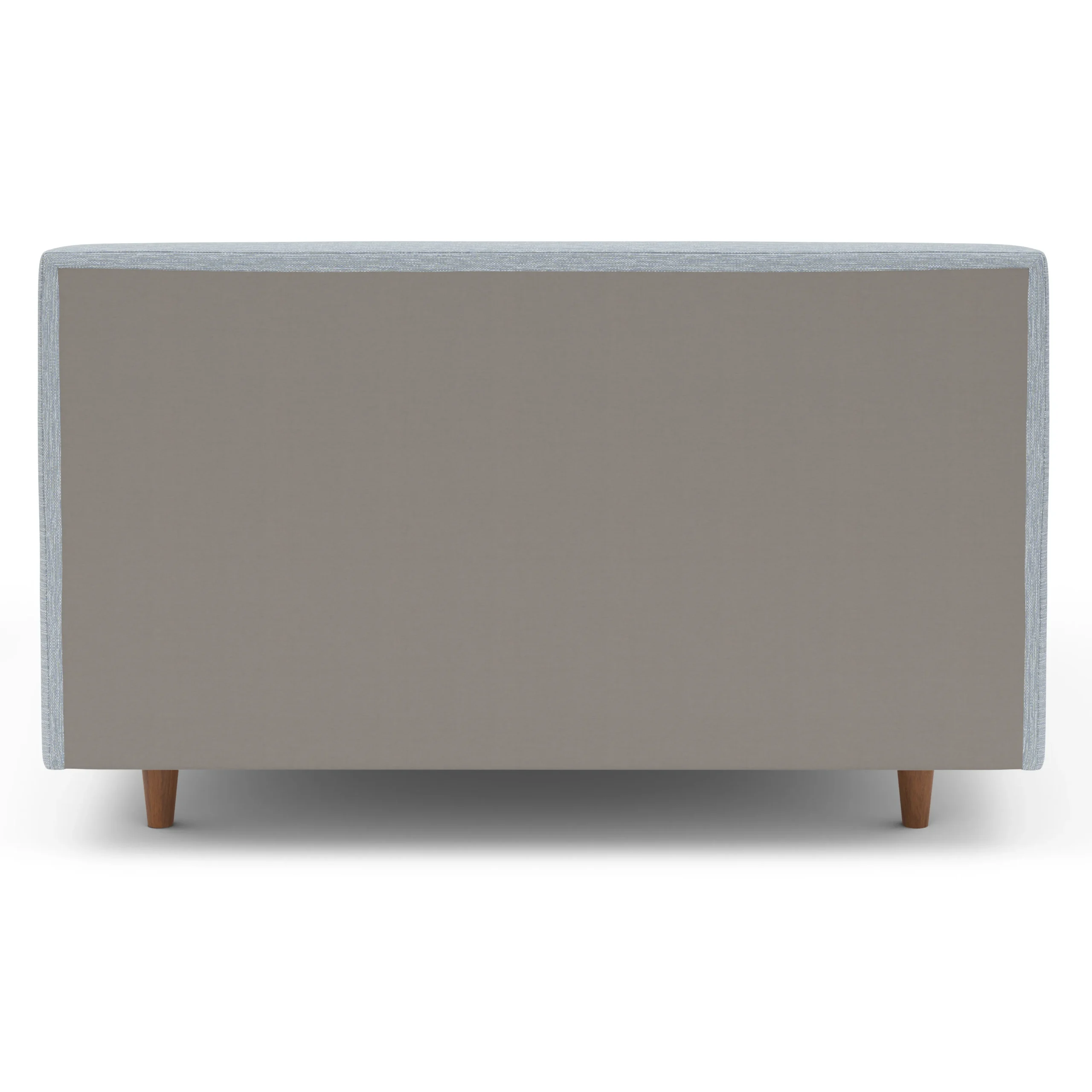 Tessu Full Low Profile Upholstered Bed - Silver Light Blue - Image 8