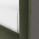 Tessu Full Low Profile Velvet Bed - Hale Fir Green