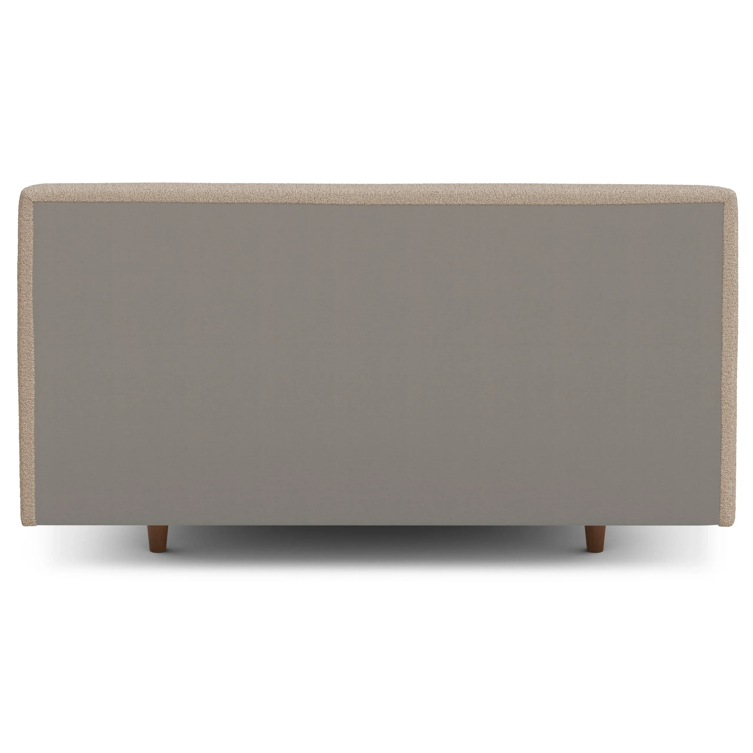Tessu Queen Low Profile Upholstered Bed - Sandstone Wool Bouclé - Image 7