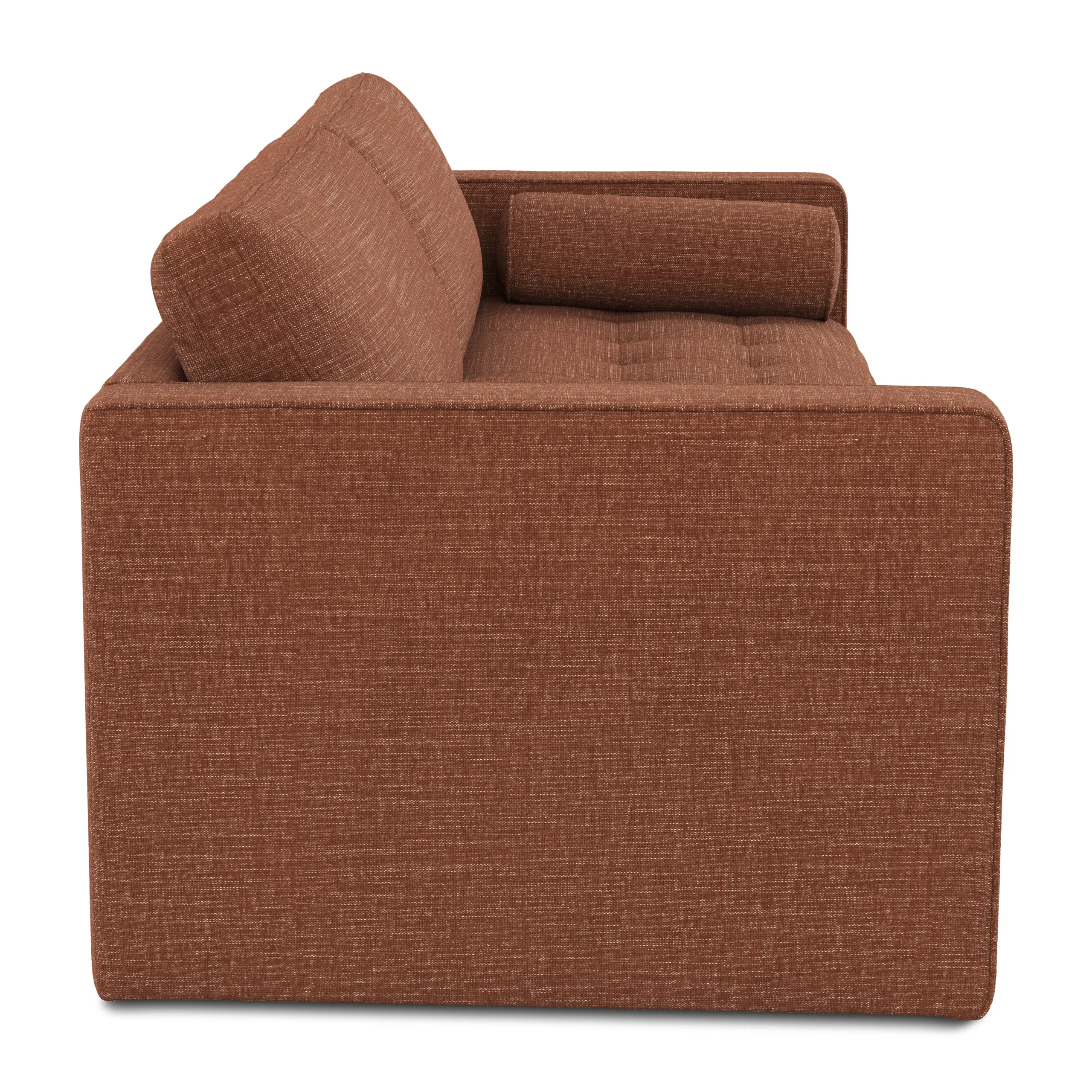 Sven 88_ Tufted Sofa Bed - Napa Rust - Image 6