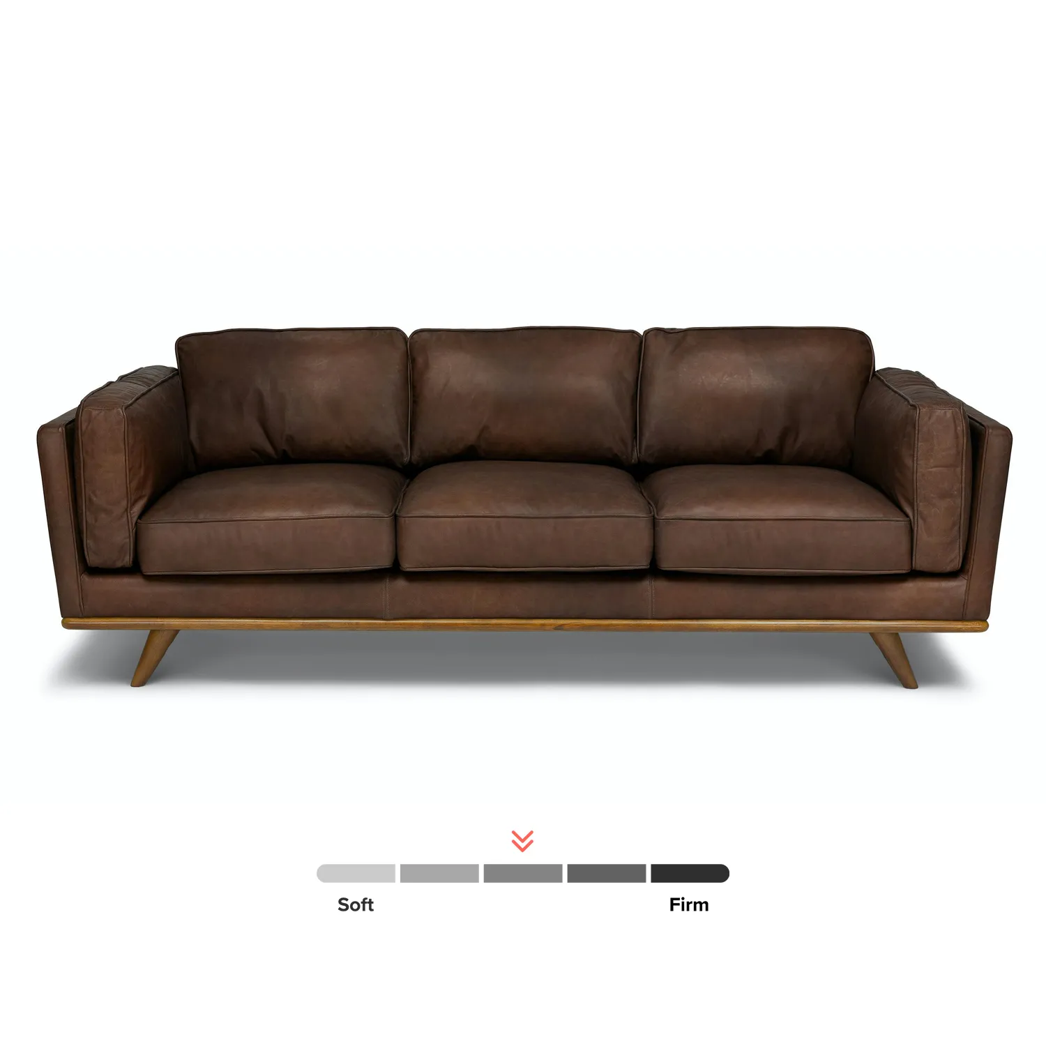 Timber 90_ Leather Sofa - Charme Chocolat - Image 11