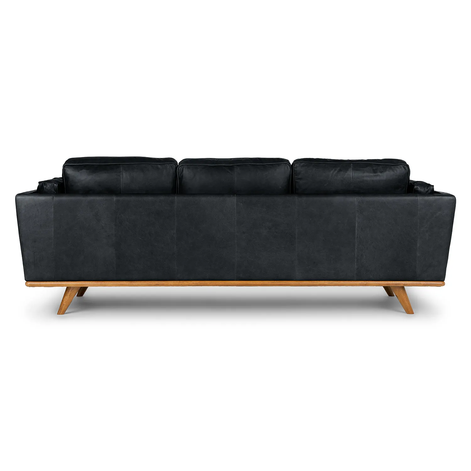 Timber 90_ Leather Sofa - Charme Black - Image 9