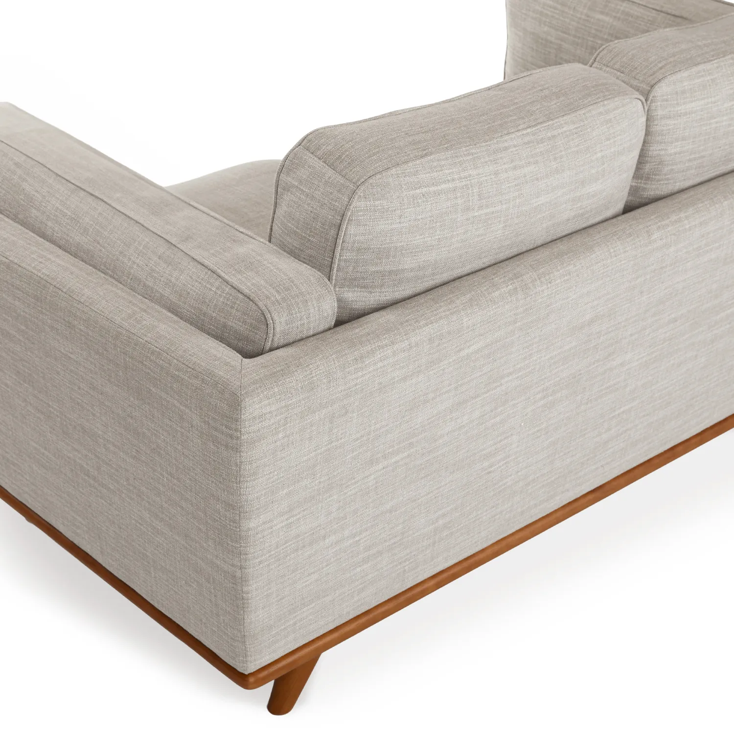 Timber 66.5_ Loveseat - Rain Cloud Gray - Image 9
