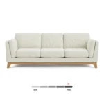 Ceni 83_ Sofa - Buckler Ivory