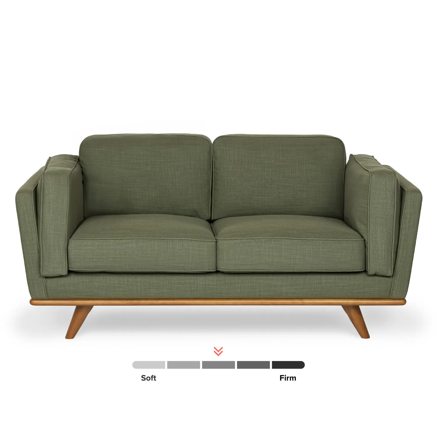 Timber 66.5_ Loveseat - Olio Green - Image 10