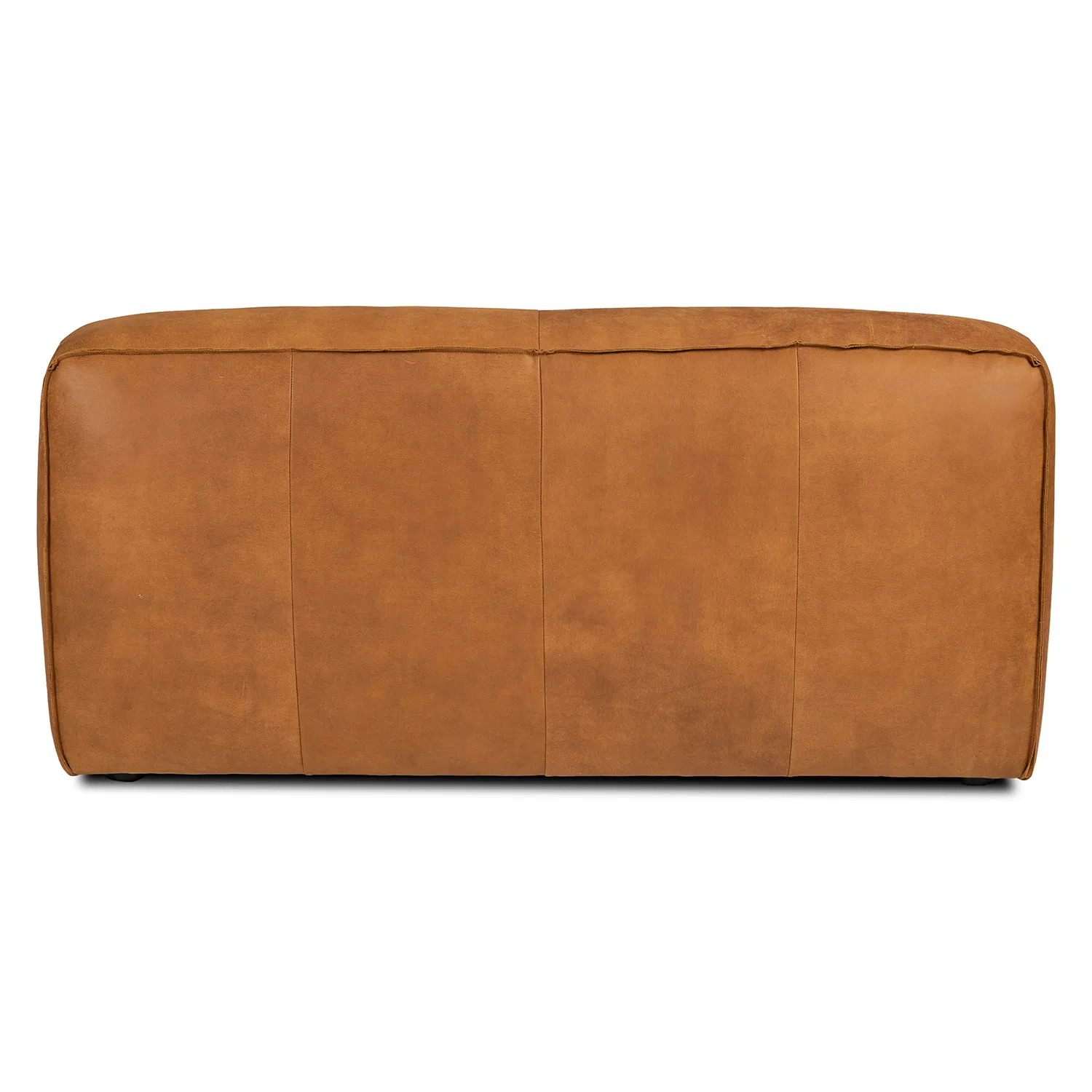 Cigar 56_ Leather Loveseat - Rawhide Tan - Image 6