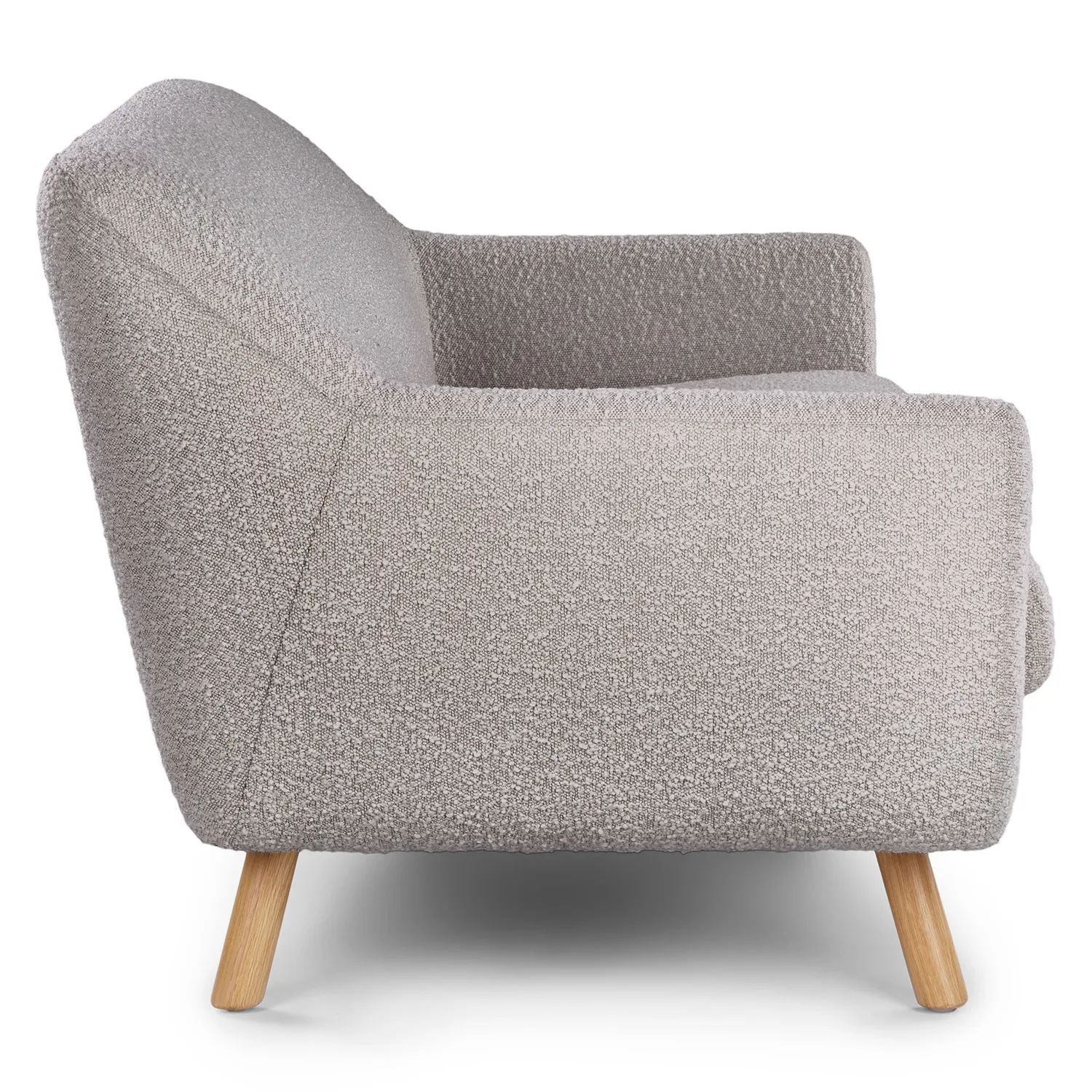 Gabriola 64_ Loveseat - Dover Gray Bouclé - Image 9