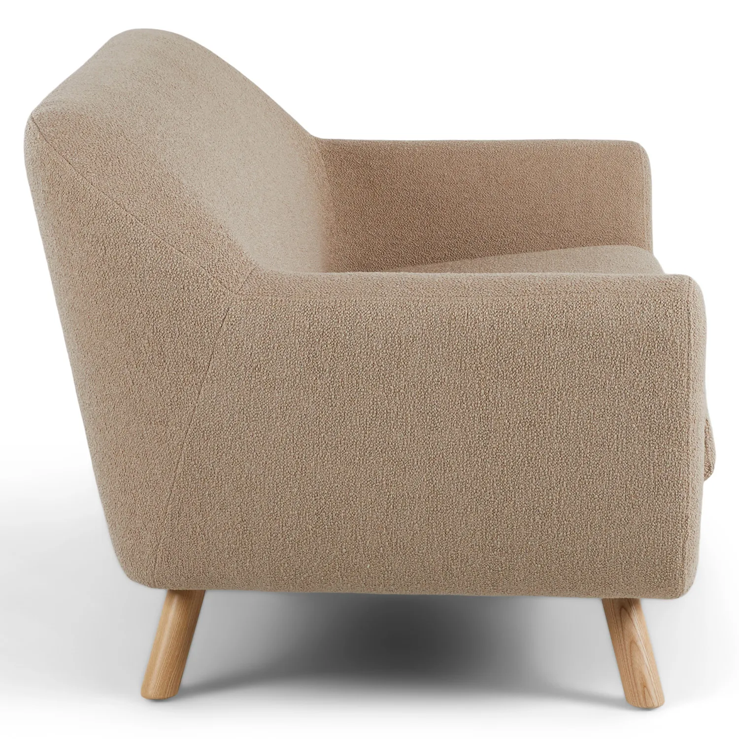 Gabriola 64_ Loveseat - Sandstone Wool Bouclé - Image 5
