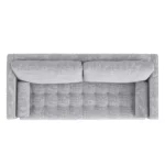 Sven 88_ Grounded Tufted Sofa - Stone Gray