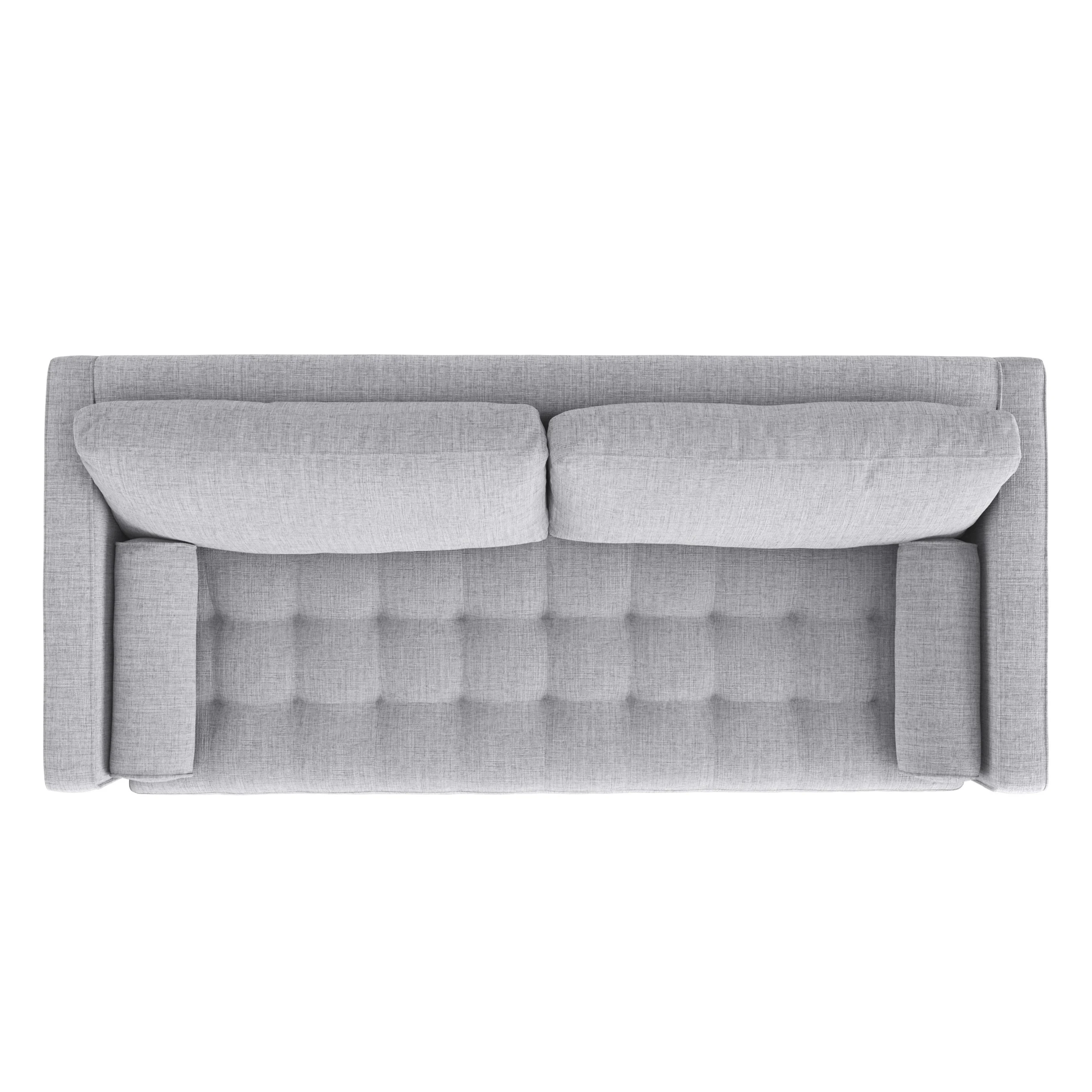 Sven 88_ Grounded Tufted Sofa - Stone Gray - Image 6