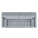 Sven 88_ Grounded Tufted Sofa - Silver Light Blue