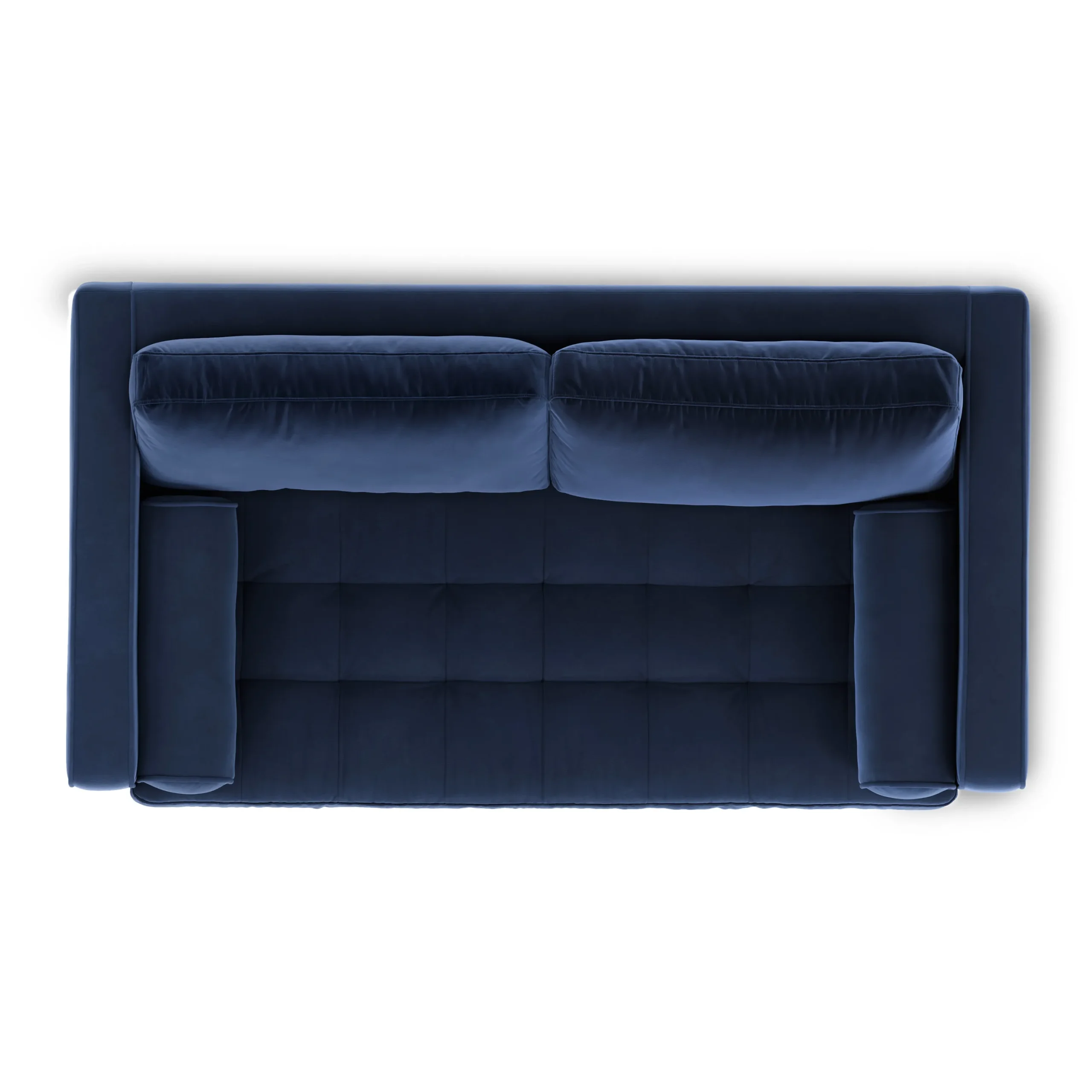 Sven 72_ Tufted Velvet Loveseat - Plush Cascadia Blue - Image 11