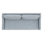 Landry 84.5_ Sofa - Silver Light Blue