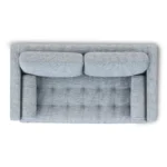 Sven 72_ Tufted Loveseat - Silver Light Blue