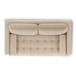 Sven 72_ Tufted Loveseat - Ratine Buff