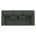 Marina 80_ Sofa - Green Wool Bouclé