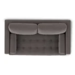 Sven 72_ Tufted Loveseat - Hale Warm Gray