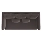 Marina 80_ Velvet Sofa - Hale Warm Gray