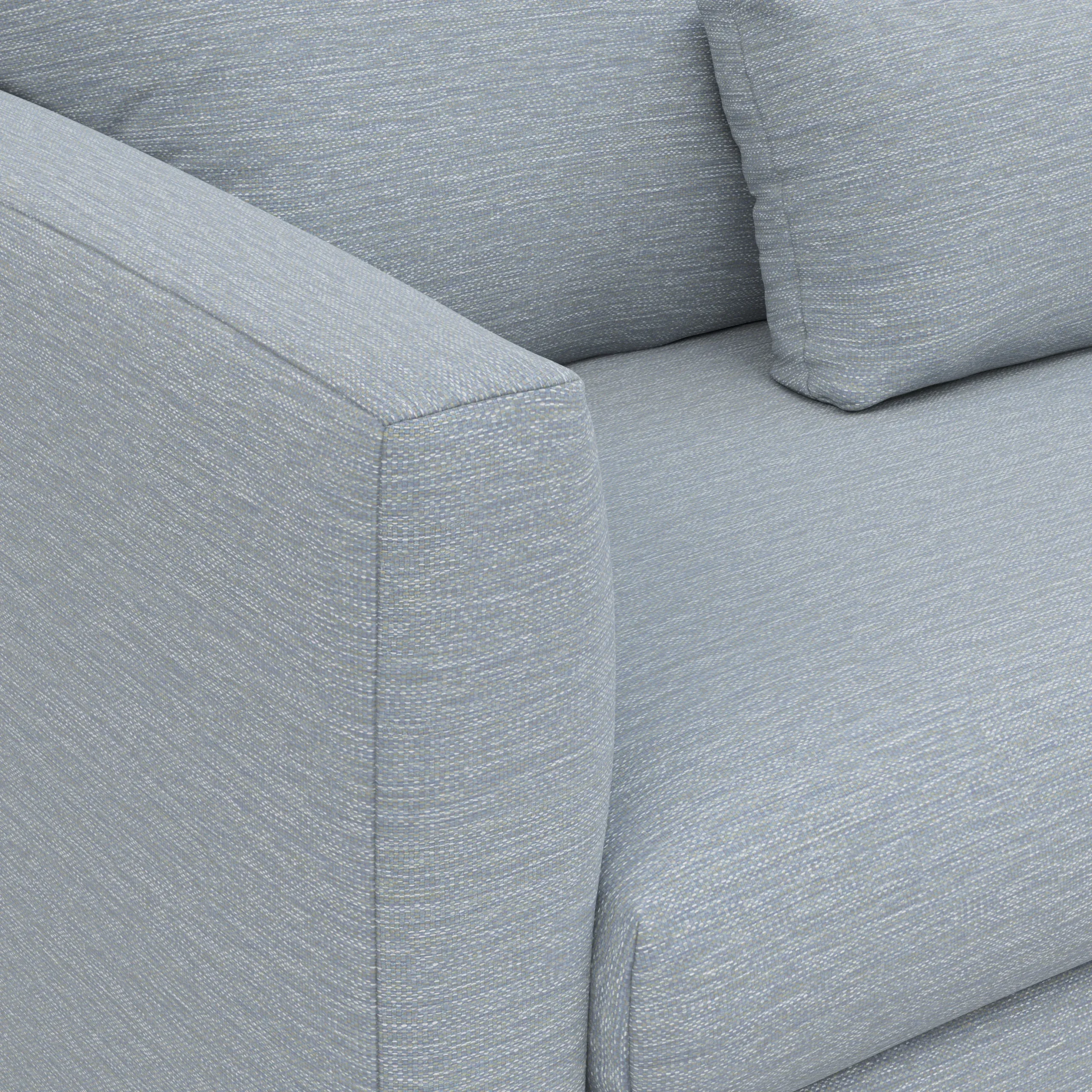 Marina 90_ Sofa - Silver Light Blue - Image 6