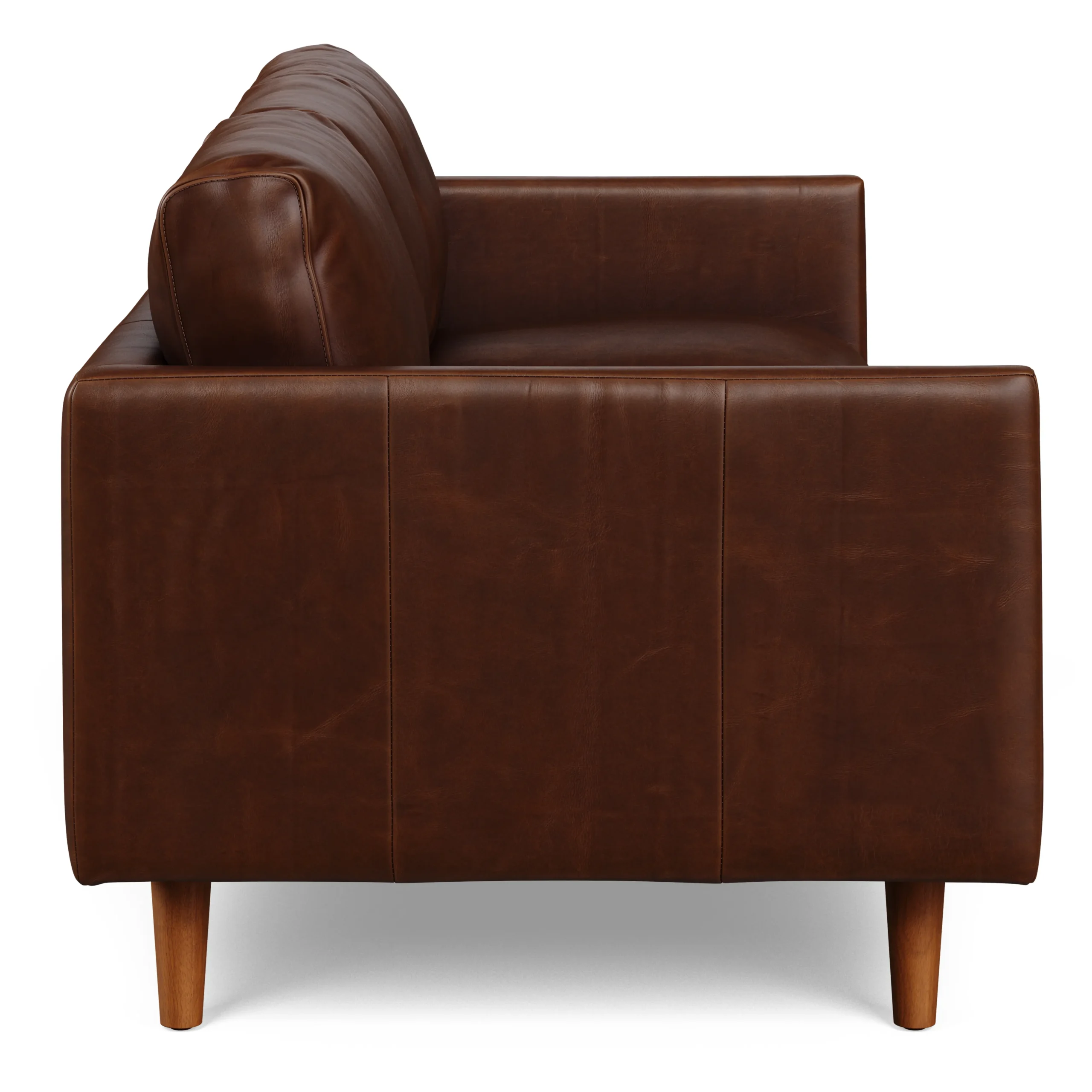 Nirvana 81_ Leather Sofa - Indiana Brown - Image 6
