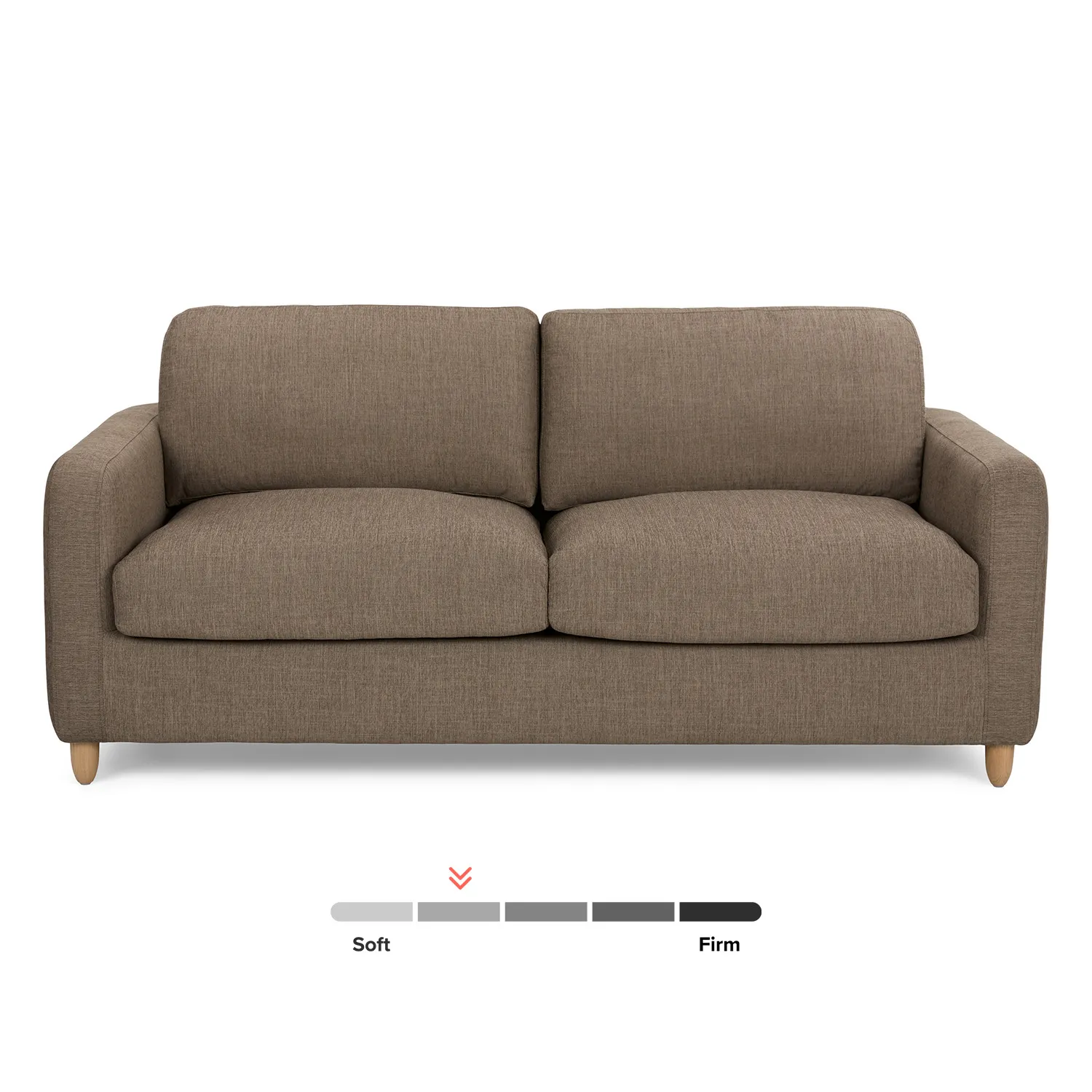 Vati 80_ Sofa Bed - Natural Oak and Buckler Brown - Image 6