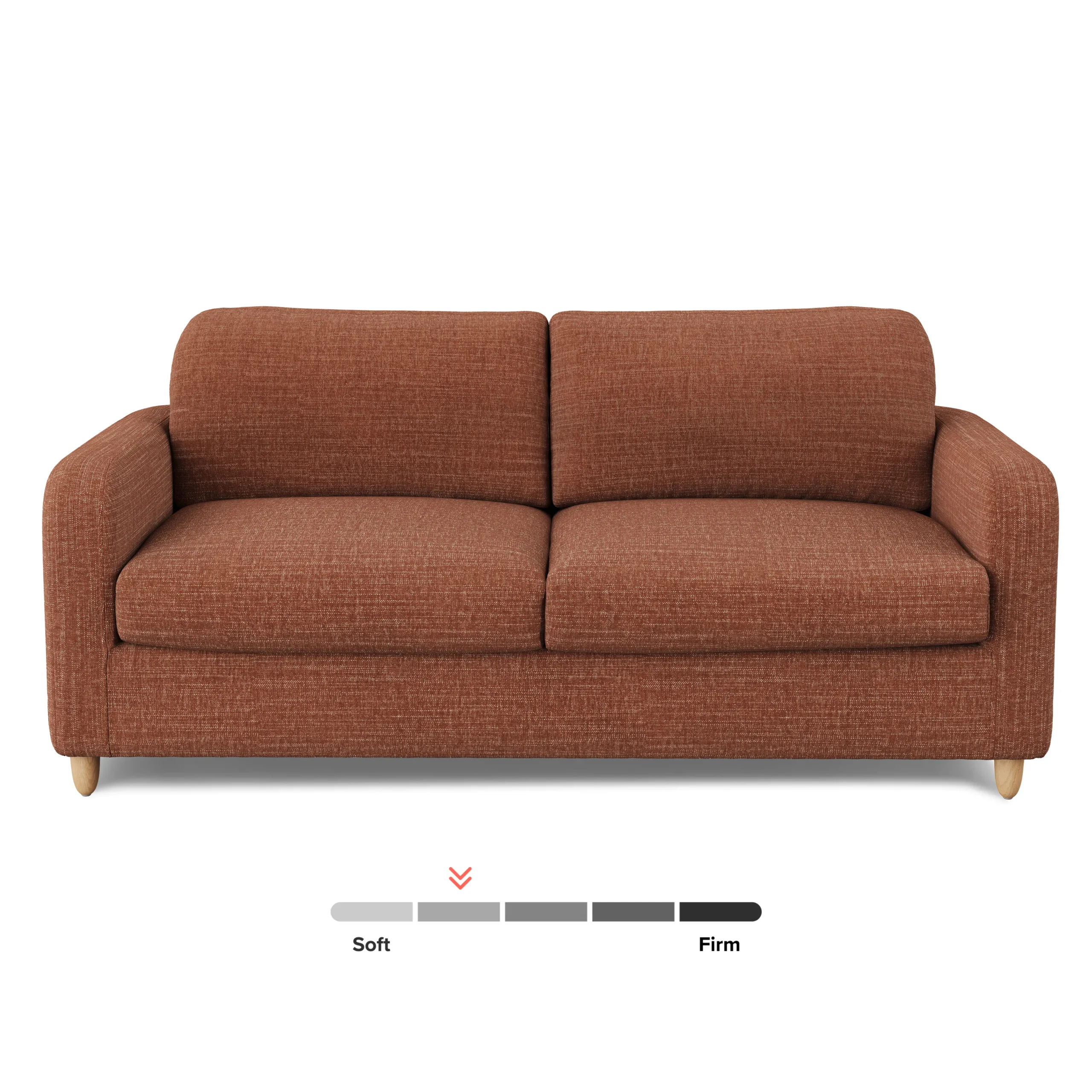 Vati 80_ Sofa Bed - Natural Oak and Napa Rust - Image 6
