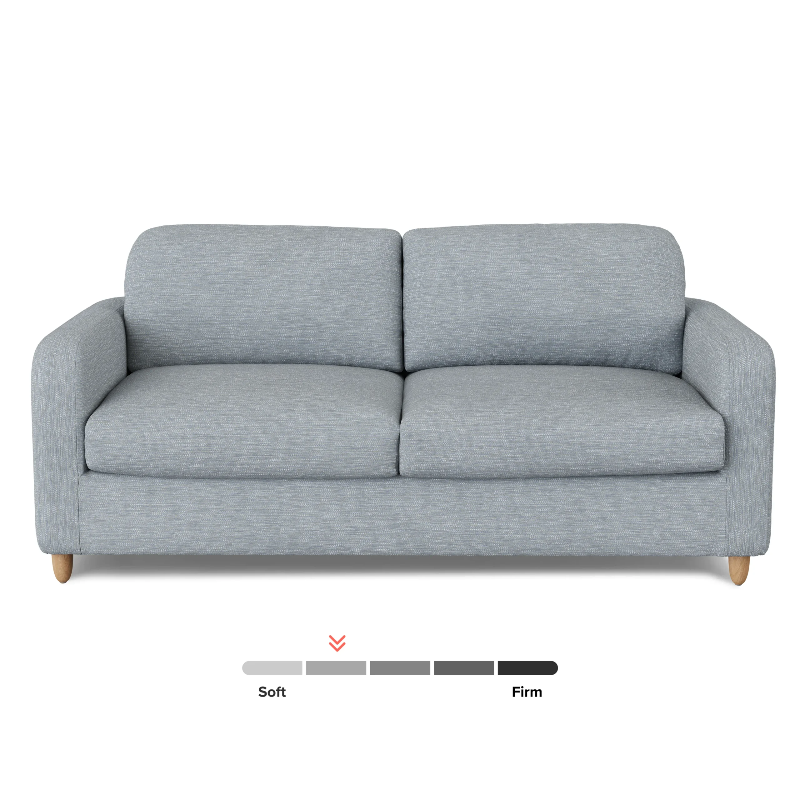 Vati 80_ Sofa Bed - Natural Oak and Silver Light Blue - Image 5