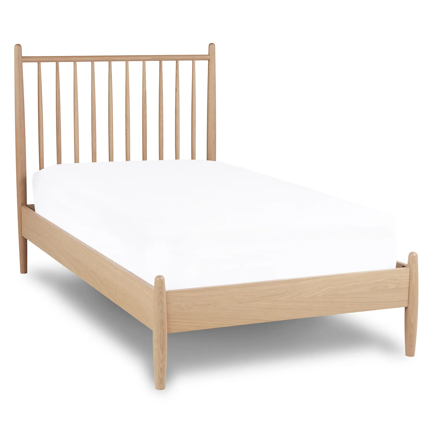 Lenia Twin Bed - White Oak - Image 3