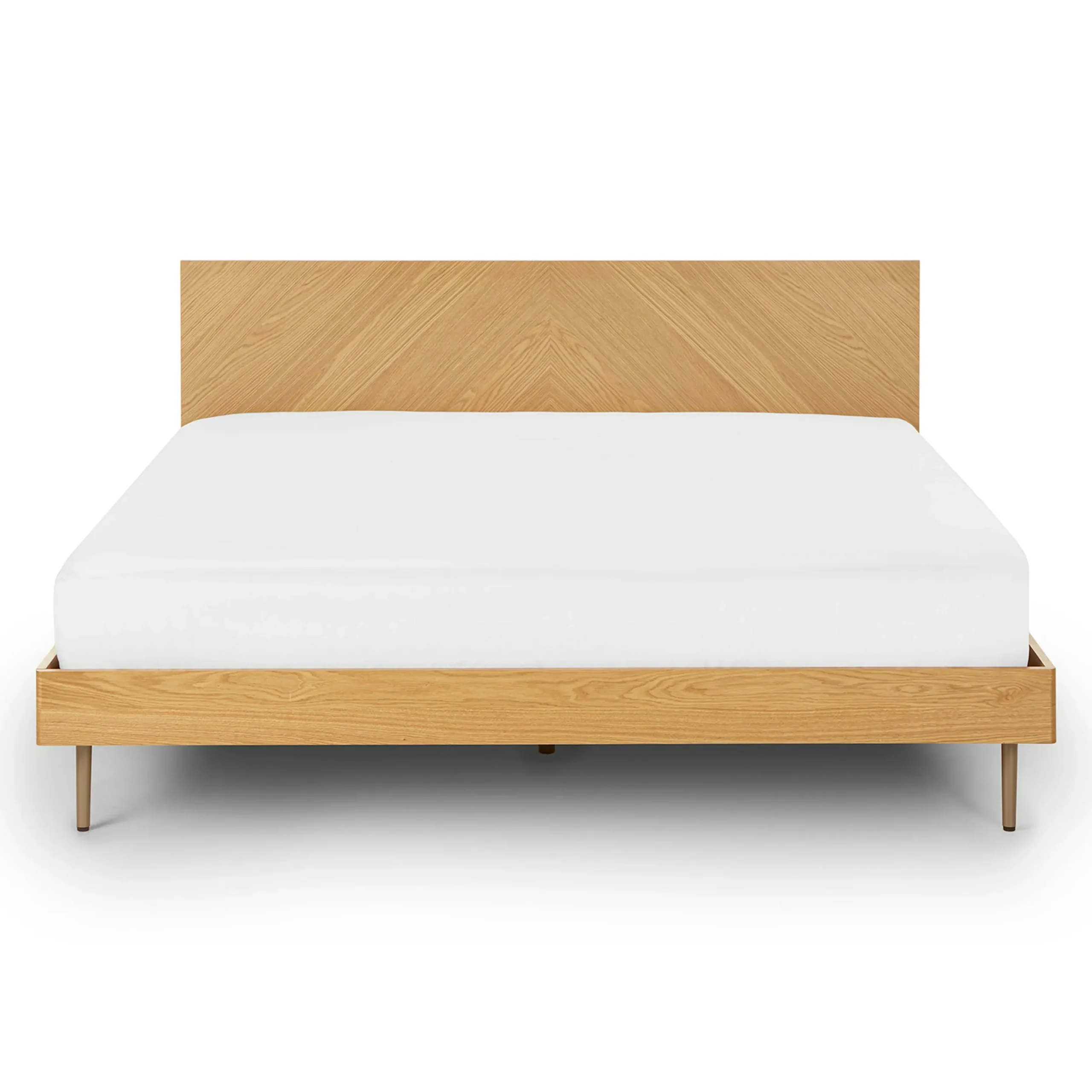 Nera King Low Profile Bed - Oak - Image 6