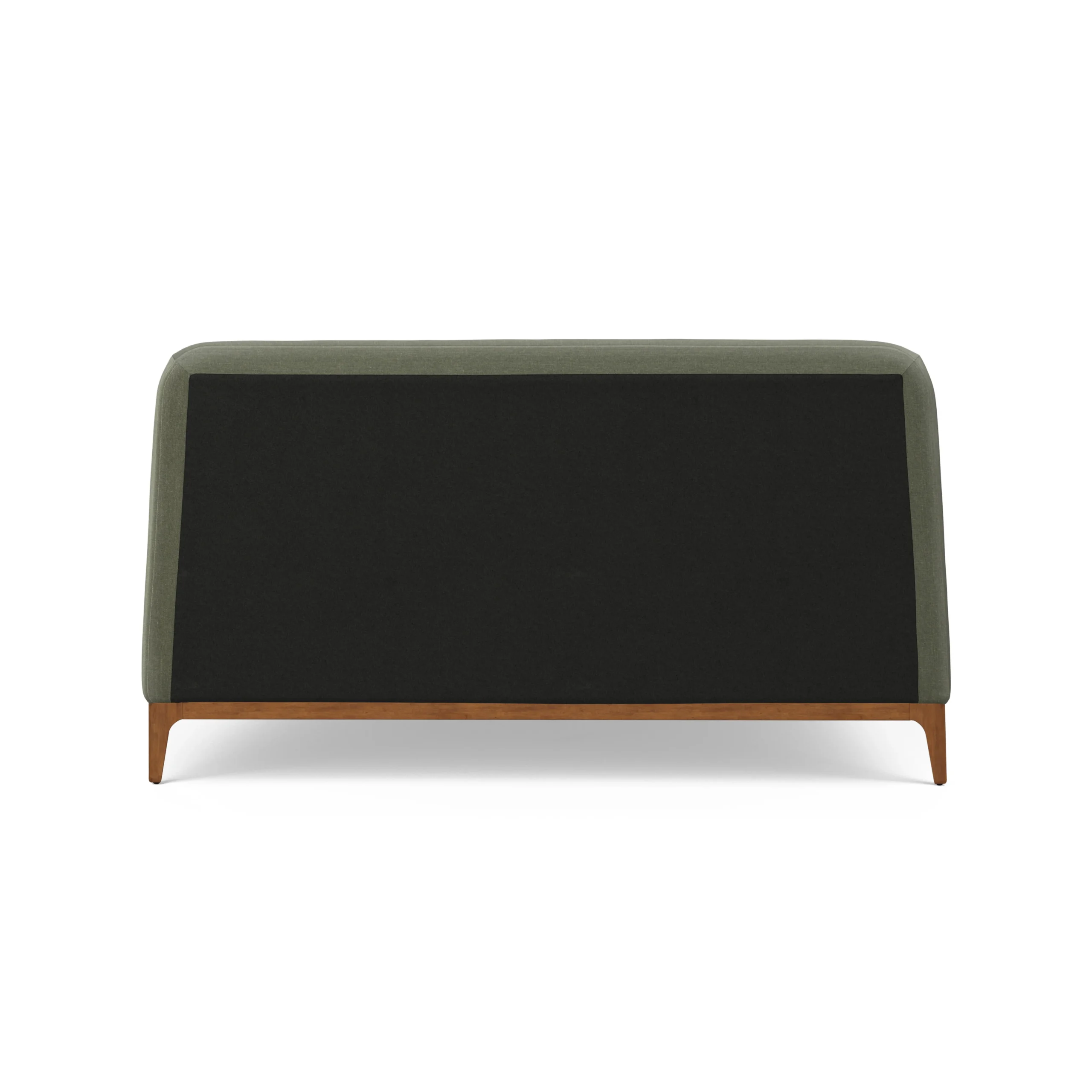 Rosin King Upholstered Bed - Smoked Oak and Welsh Green - Image 8