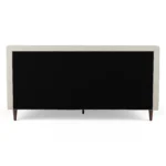 Sven King Tufted Bed - Biscuit Cream