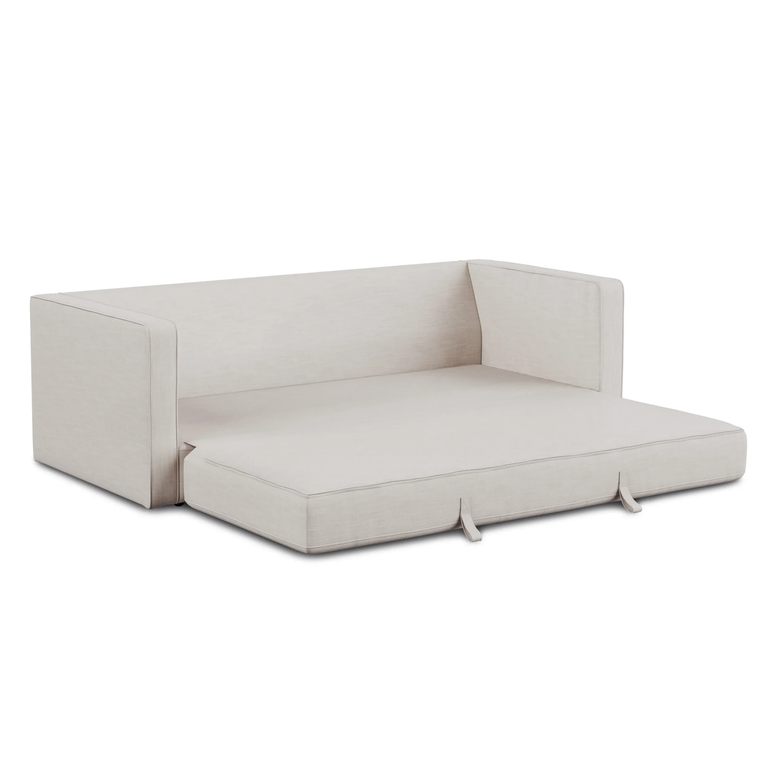 Sven 88_ Tufted Sofa Bed - Biscuit Cream - Image 6