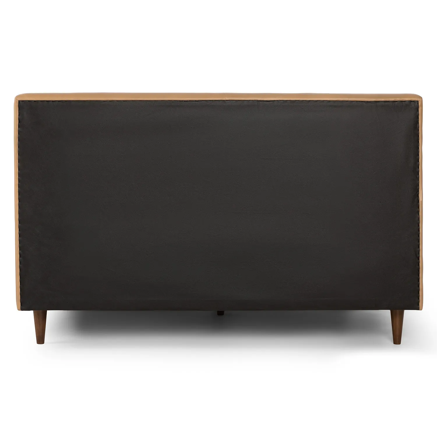 Sven Queen Tufted Leather Bed - Charme Tan - Image 4
