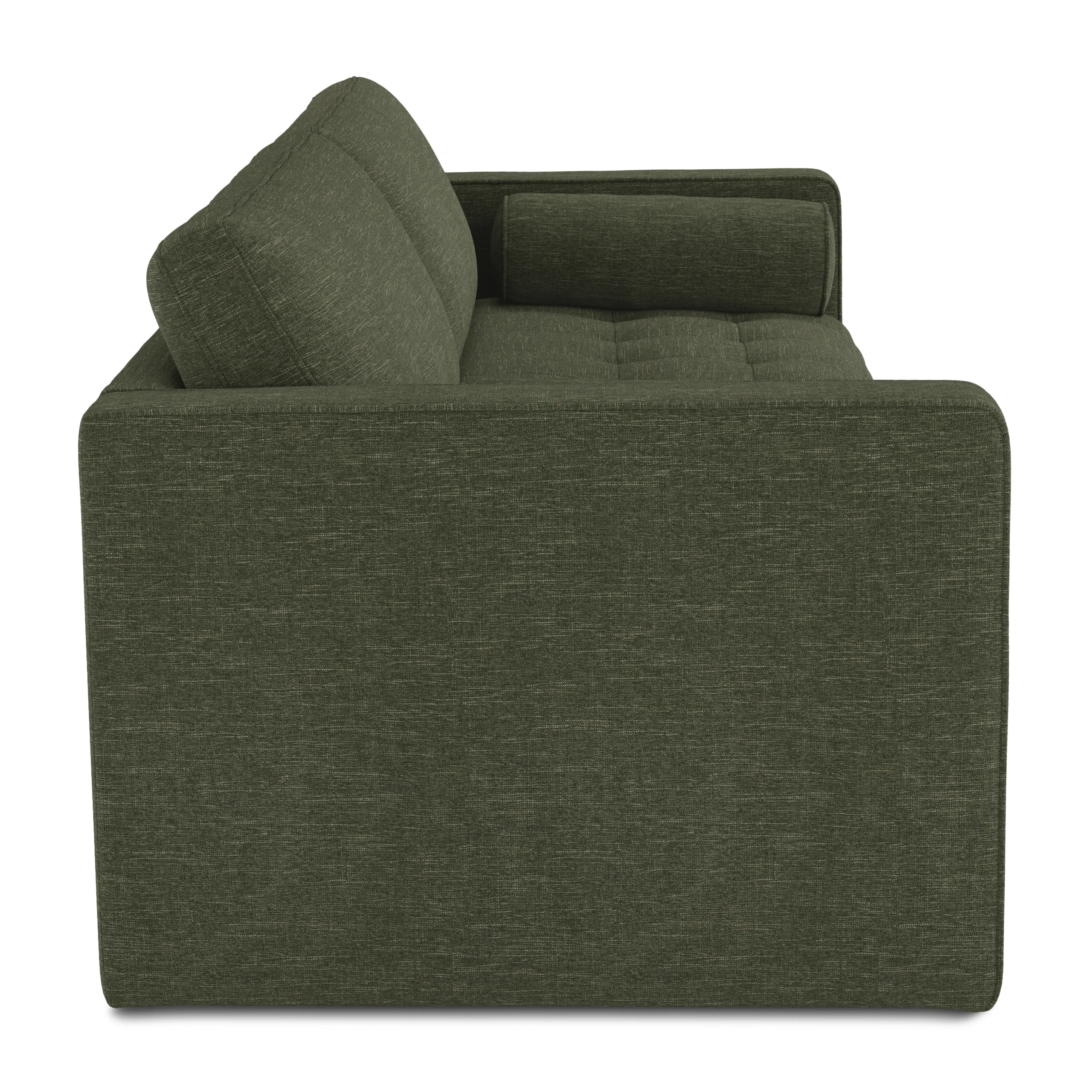 Sven 88_ Tufted Sofa Bed - Fir Green - Image 15