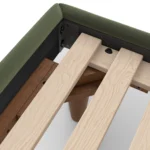 Tessu Full Low Profile Velvet Bed - Hale Fir Green