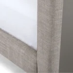 Tessu King Low Profile Upholstered Bed - Glaze Gray
