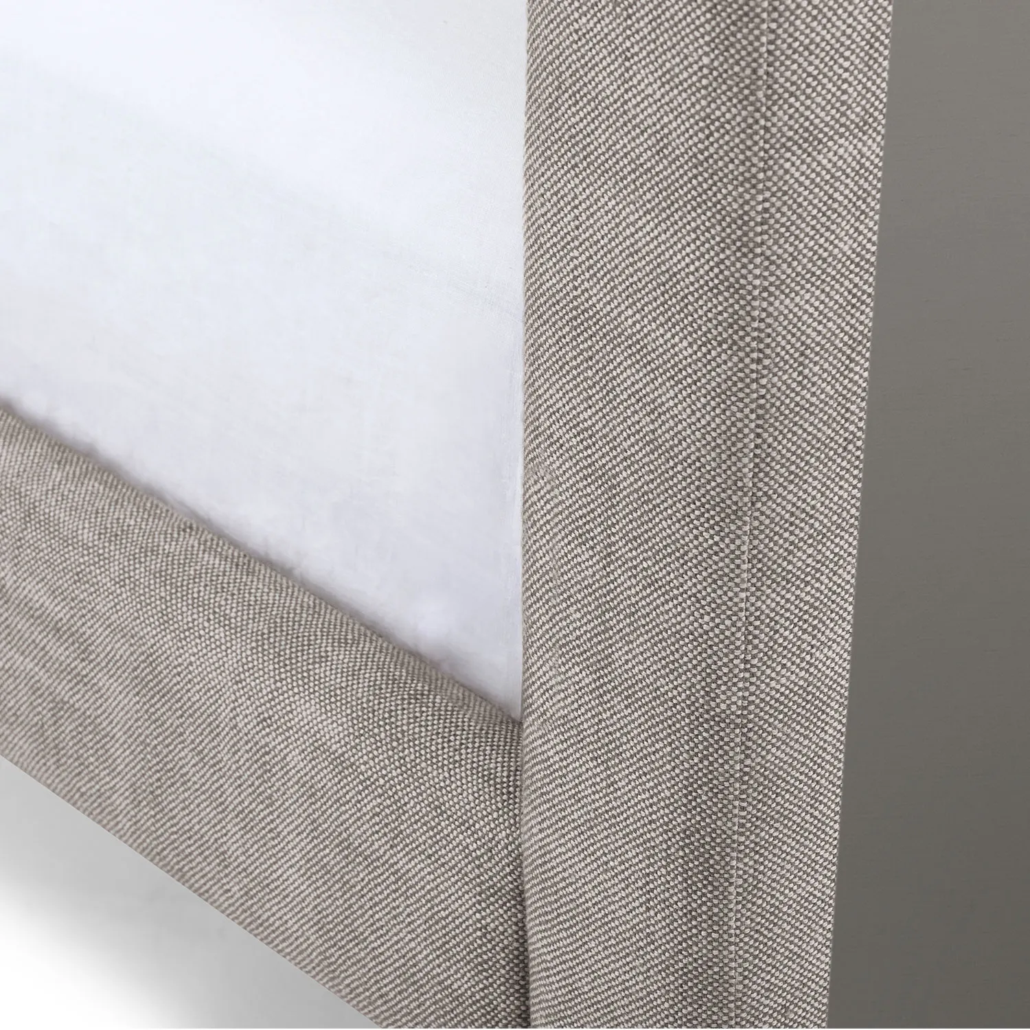 Tessu King Low Profile Upholstered Bed - Glaze Gray - Image 9