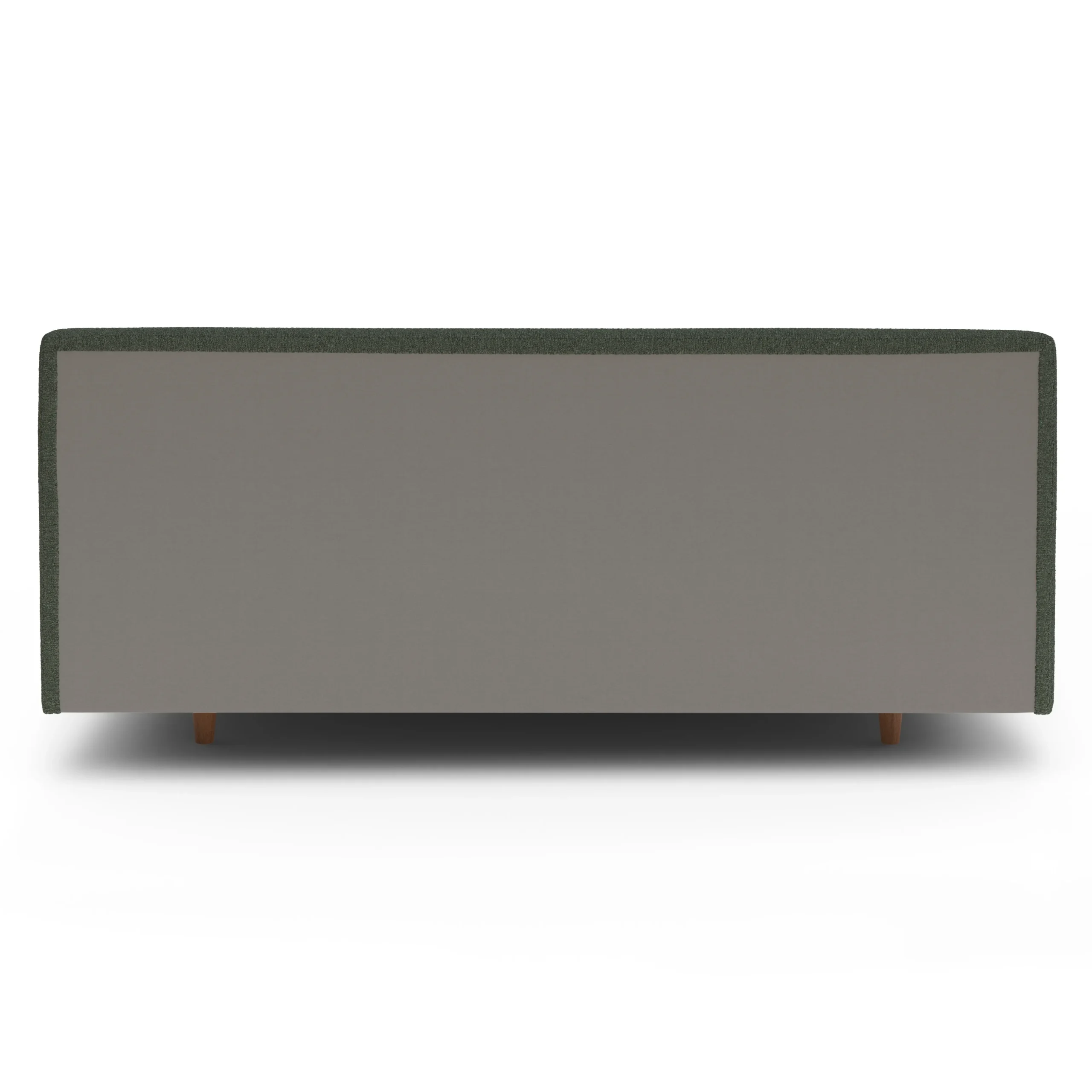 Tessu King Low Profile Upholstered Bed - Green Wool Bouclé - Image 7