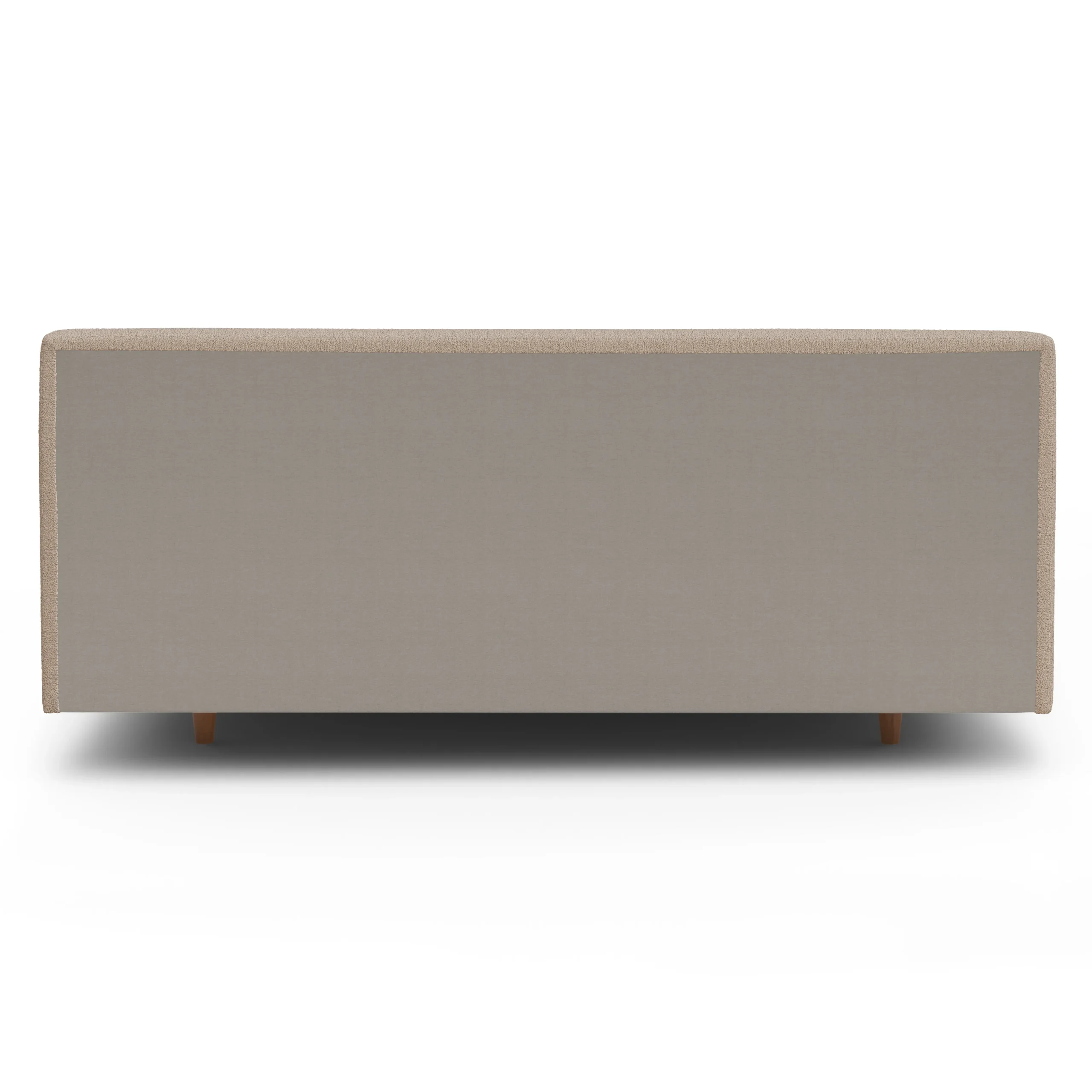 Tessu King Low Profile Upholstered Bed - Sandstone Wool Bouclé - Image 7