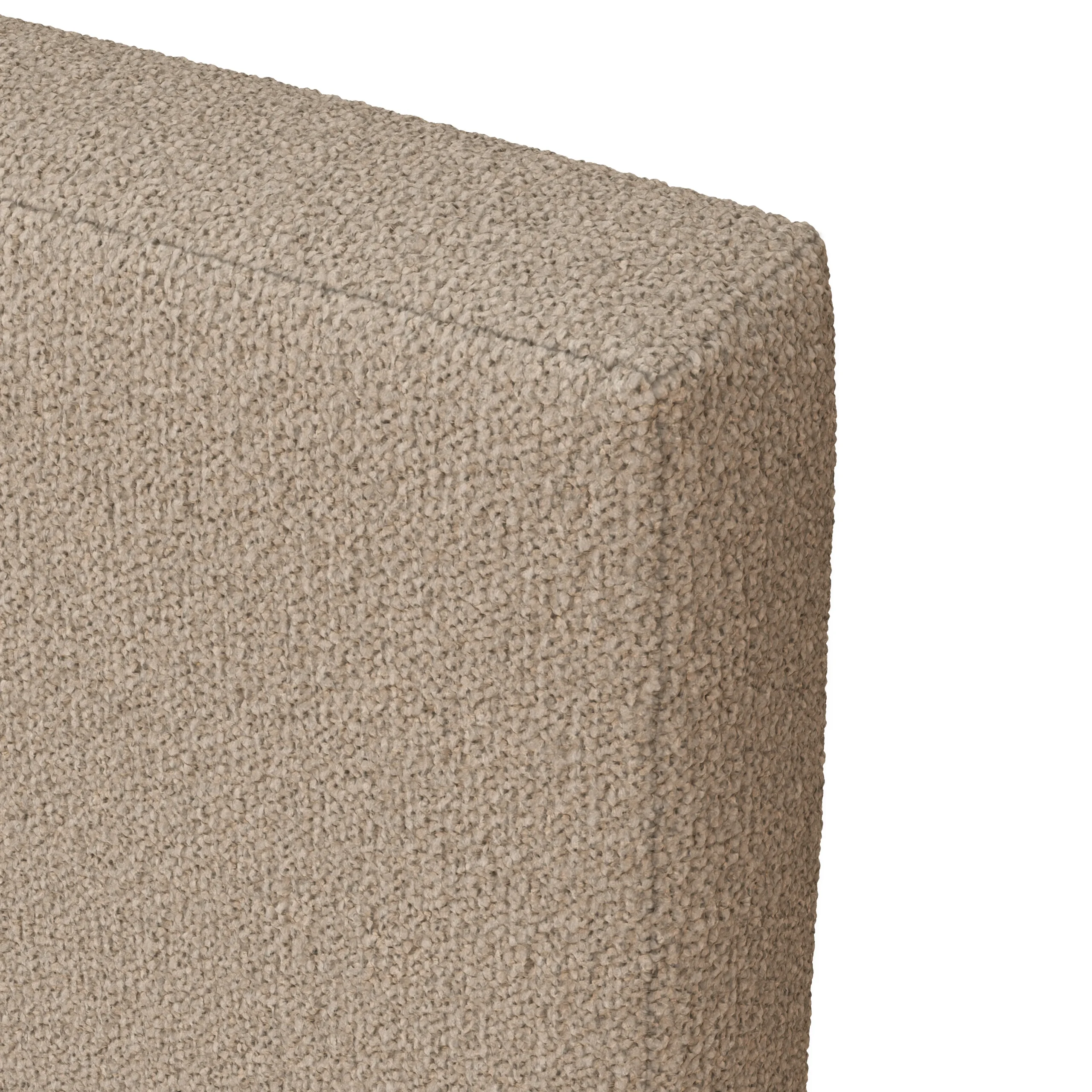 Tessu Queen Low Profile Upholstered Bed - Sandstone Wool Bouclé - Image 6