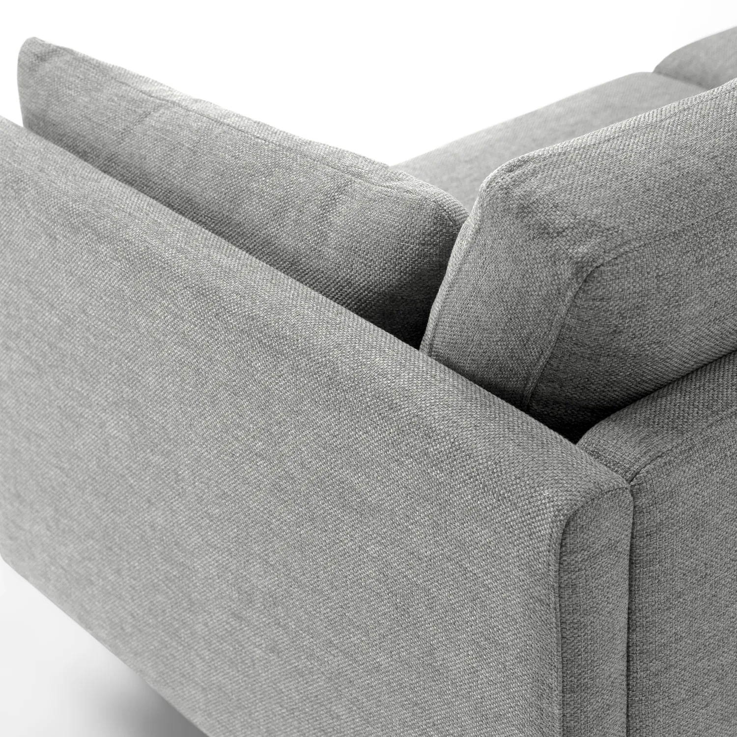 Anton 74_ Loveseat - Winter Gray - Image 7