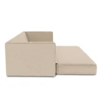 Sven 88_ Tufted Sofa Bed - Ratine Buff